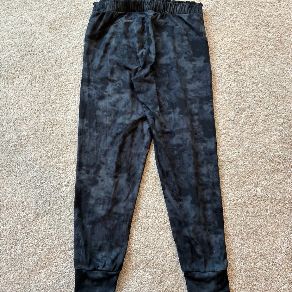 Women's Sport Joggers Sweatpants Black Gray - Picture 6 of 12
